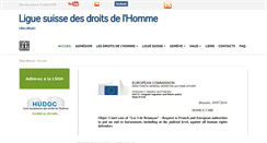 Desktop Screenshot of lsdh.ch